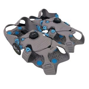 Korkers Ice Walker Medium Cleats BOA Fit Adjustable Traction Grip Winter Grey